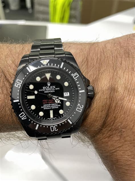 black rolex pro hunter replica|rolex deepsea pro hunter.